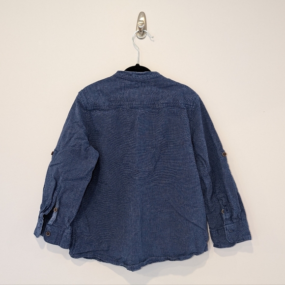 💙2 For 15💙 H&M Collarless Button Up Shirt - Picture 2 of 4